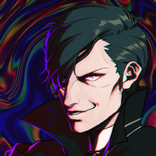 Single char. bust w/ shading