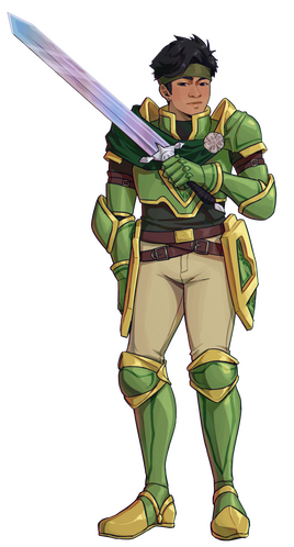 Single char. FB w/shading (complex)